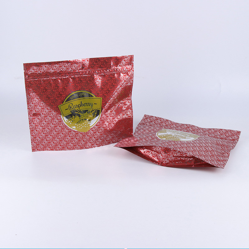 Custom na metallic mylar ziplock hologram bag heat seal para sa Packaging