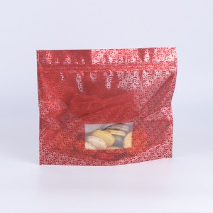 Saldatura a caldo per sacchetto ologramma con chiusura lampo in mylar metallico personalizzato per l'imballaggio
