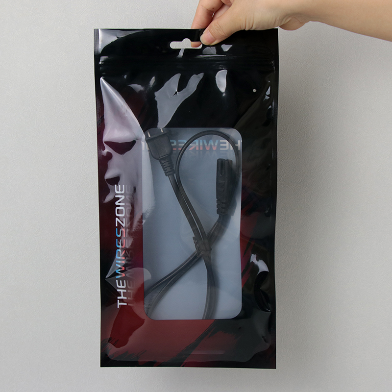 Многоразовая сумка для электронных аксессуаров с застежкой-молнией