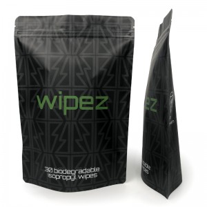 Smell Proof Ziplock Stand Up Pouch Bag