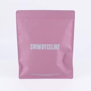 Çanta e të brendshmeve për paketimin e veshjeve me porosi me veshje rozë me zinxhir