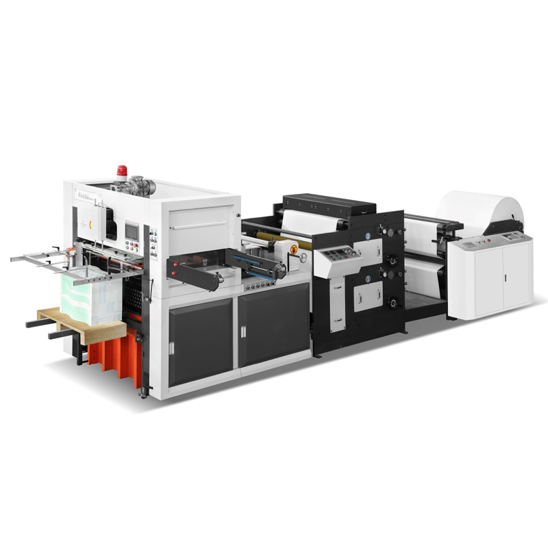 Сечење со ролна матрица со машина за печатење во линија