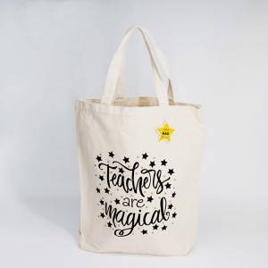 Factory supply premium natural cotton tote bag with OEM logo