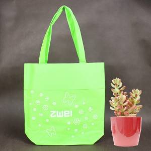 wholesale cheap promotional non-woven bag tote bag with customized logo