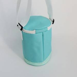 420D polyester round Insulated Picnic Cooler Bag