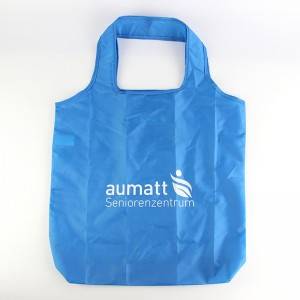 Custom Logo Reusable Foldable RPET Eco Friendly Shopping Bag