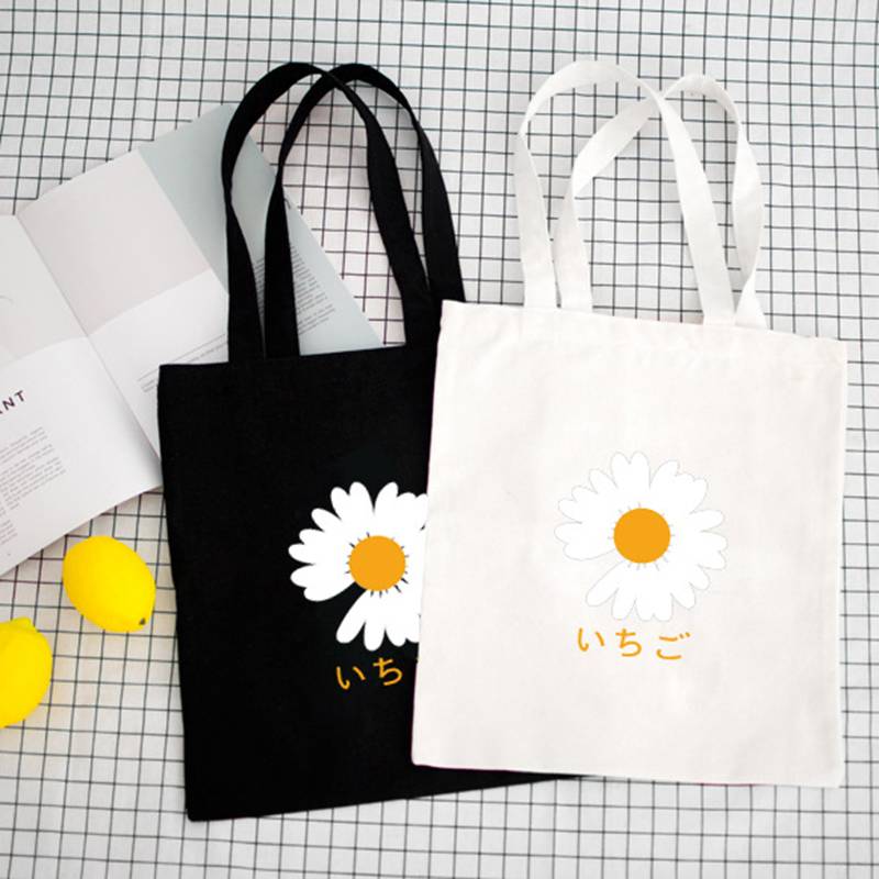 GRS Eco-friendly Cotton canvas tote bag custom printing Featured Image
