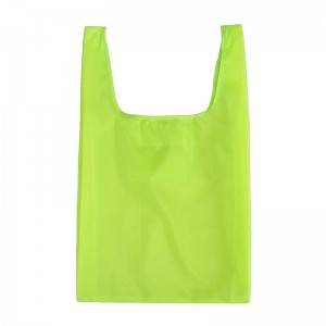 Large Recycle Waterproof and Machine Washable RPET foldable shopping Bags