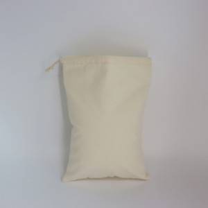 Reusable Cotton drawstring bags with custom printed logo