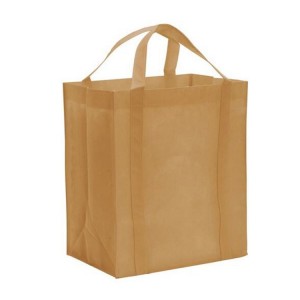 Custom logo printed Reusable Non Woven Shopper Tote Reusable Shopping Grocery Bag