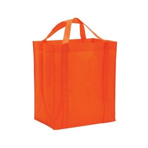 Custom logo printed Reusable Non Woven Shopper Tote Reusable Shopping Grocery Bag