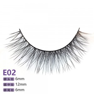 5 คู่/เซ็ต 3D Faux Mink Eyelashes JM-YS-E Series