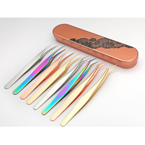 False Eyelash Extension Tweezers – 4 Colors Available