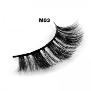 Horsehair 3D Thick False Lashes, Customized Supported