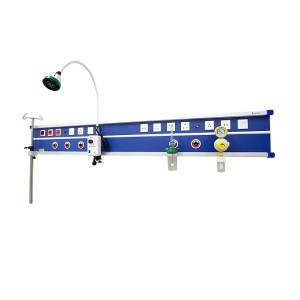 Aluminum Profile Bed Head Unit Bed Head Panel With Oxygen Flow Meter