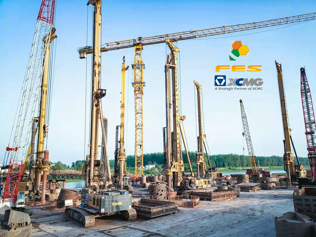 XCMG Rotary Drilling Rigs Set Records in Drilling  Extra Large Diameter Piles