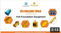 Ferramentas de perforación FES para equipos de cimentación