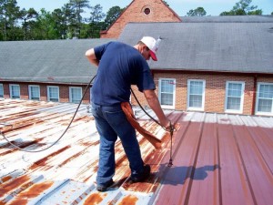 Metal roof waterproof coating