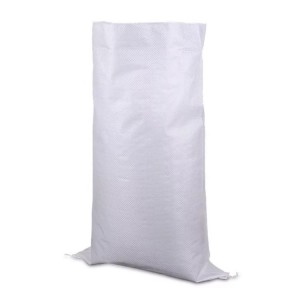 Packaging Sack White Color Good Quality Customized Print Pp Woven Bag Manufacturer