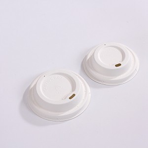 ZZ Eco Products Sugarcane Bagasse Coffee Cup Lid-Fits 8, 12 and 16 oz – 1000 count box