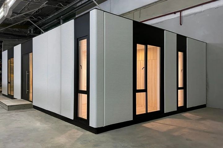 Kontinuerlige glasfiberforstærkede 3D-printede huse kommer snart