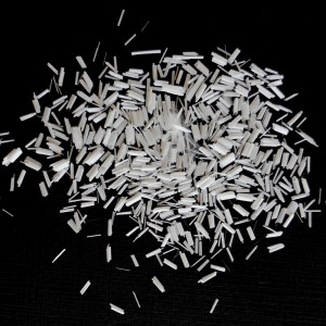 Snàithlean gearraichte glainne-fibre resistant alcali airson co-phàirt GRC