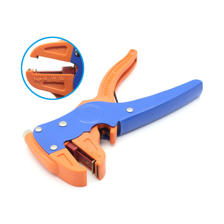 I-Adjustable Gripping Tension Multi-Modular Cable Stripper