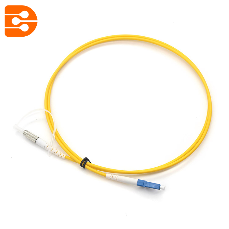 ඩුප්ලෙක්ස් LC/UPC සිට DIN/UPC SM Fiber Optic Patch Cord