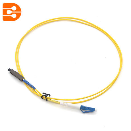 Cordó de connexió de fibra òptica simplex LC/UPC a MU/UPC SM