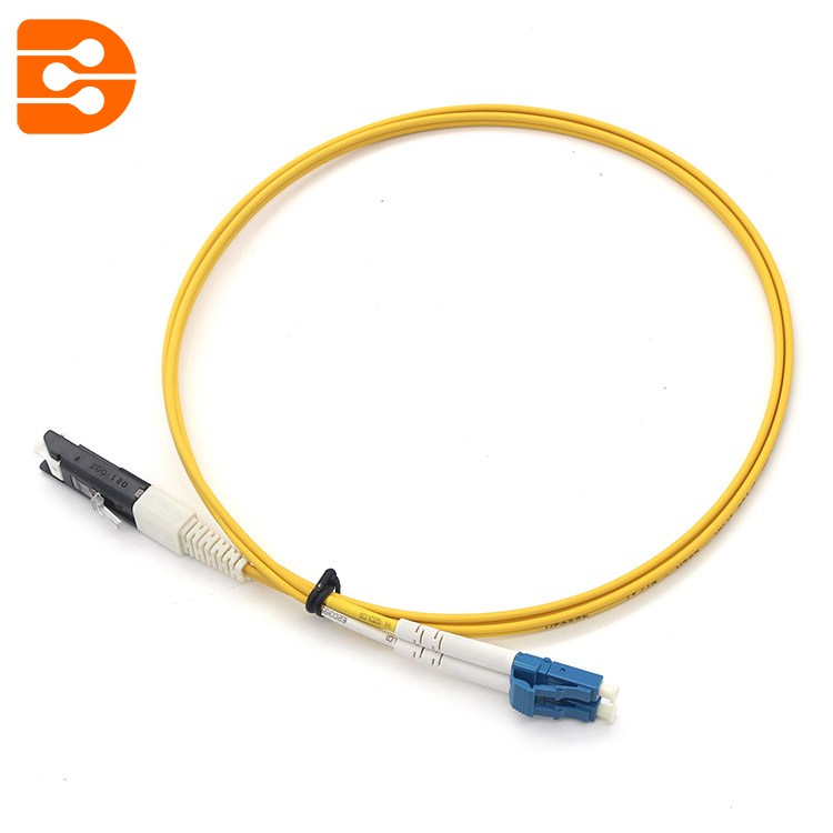 Cordó de connexió de fibra òptica dúplex LC/UPC a VF45 SM