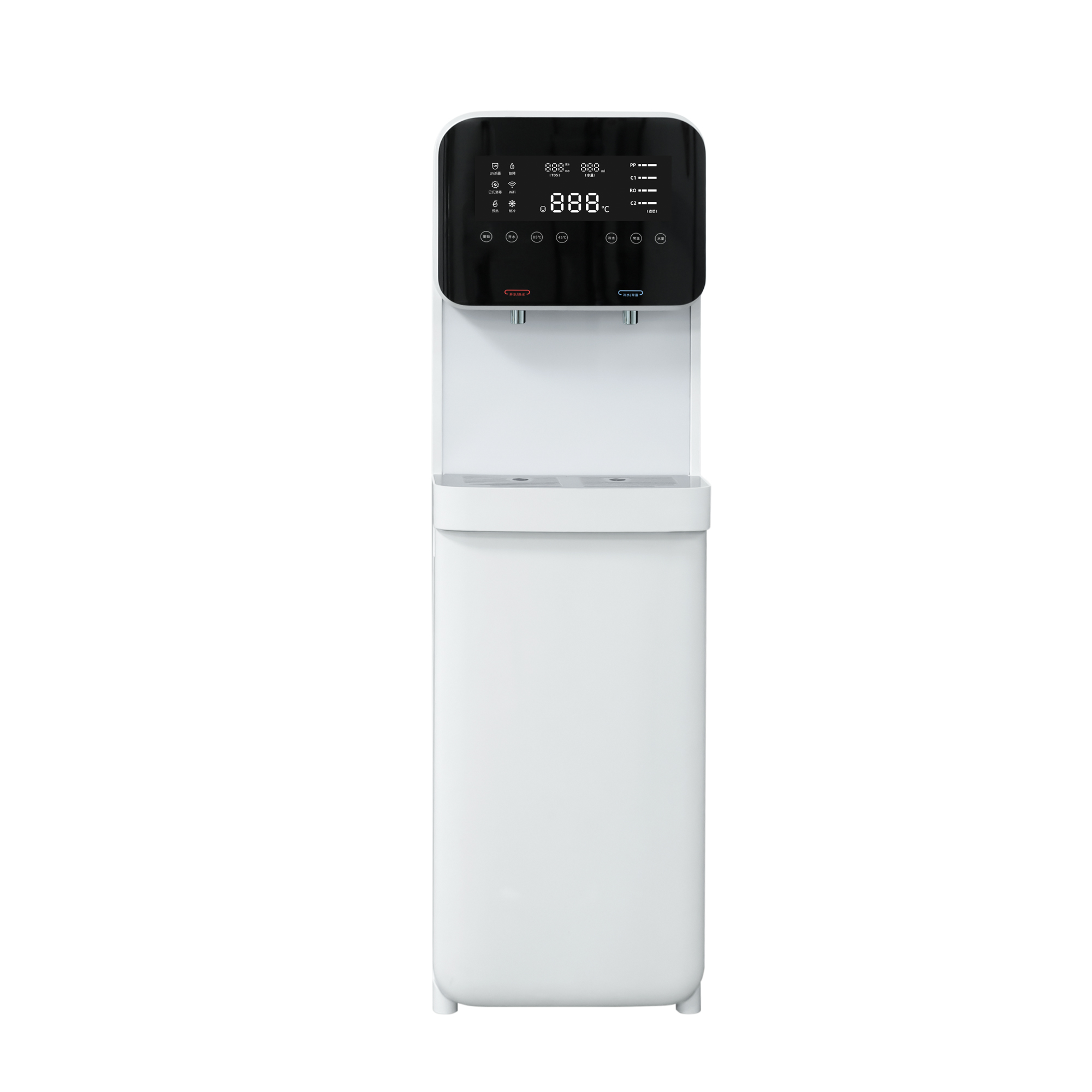 https://www.filterpur.com/standing-hot-and-cold-water-dispenser-with-4-stage-water-filter-product/