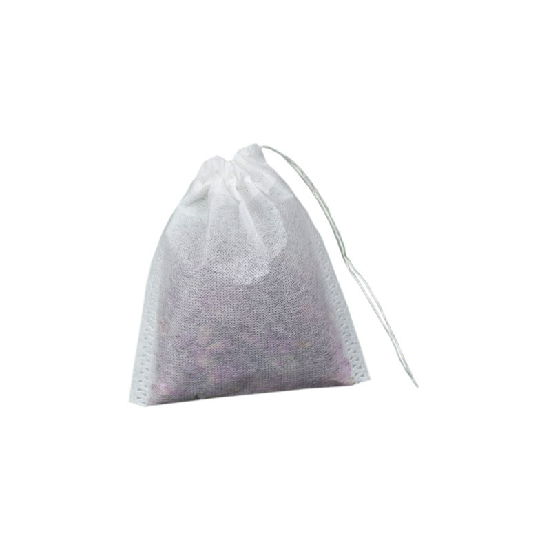 Non-woven drawstring tea bag