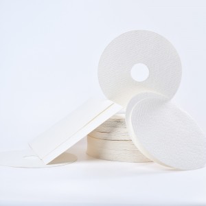 Papiers filtres crêpés avec grande surface filtrante
