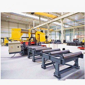 BS1250 FINCM Steel Structure Double Column CNC H-Beam Channel Band Saw Machine