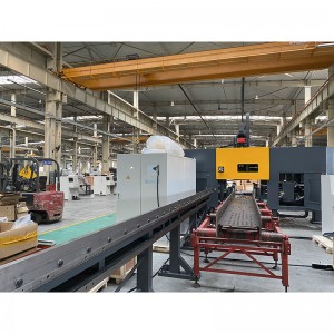 Steel Structure Beam Drilling and Sawing Combined Machine Line