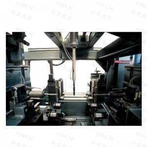 Beam သို့မဟုတ် U Channel သံမဏိအတွက် SWZ400/9 CNC Multi Spindle Drilling Machine