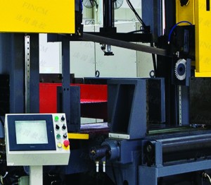 DJ FINCM Otomatik CNC Metal Kesme Şerit Testere Makinası