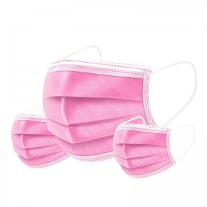 Pink Disposable Facemask