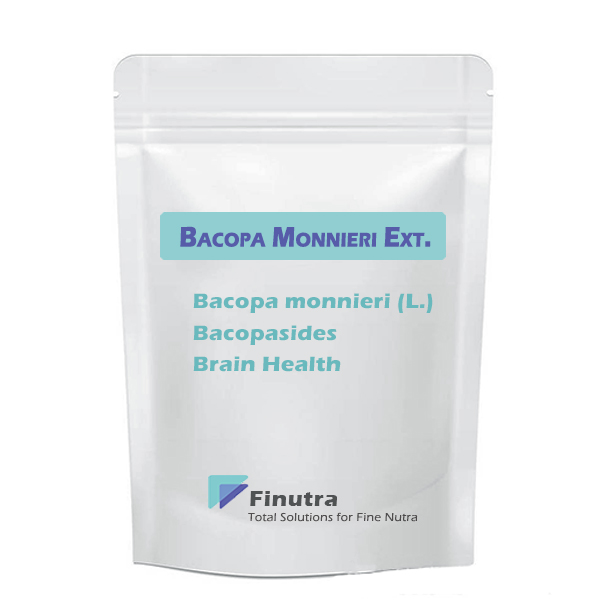 Bacopa Monnieri ekstrakta pulveris bakopasīdu smadzeņu veselības uztura bagātinātāju ražotājs vairumtirdzniecība
