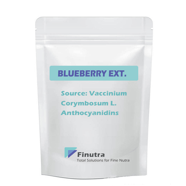Blueberry Tango Paura 5% 25% Anthocyanidins Polyphenols na HPLC