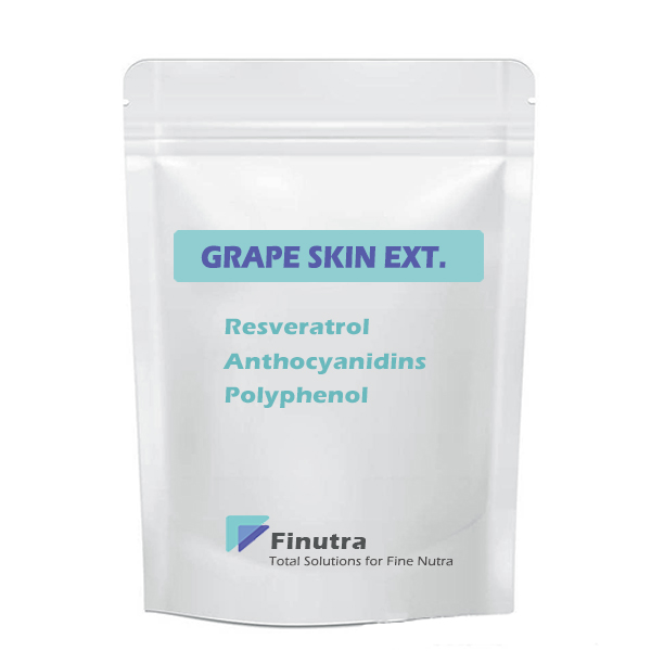 Grape Skin Extract Powder Resveratrol 5% vatnsleysanlegt kínversk maframleiðandi
