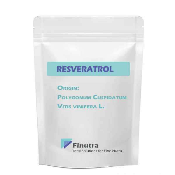 Trans-Resveratrol 98% Powder Polygonum Cuspidatum සාරය සම ආරක්ෂණ කර්මාන්තශාලා සැපයුම
