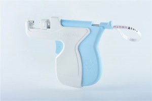Пиштол за пробивање на увото на делфин Мишу Автоматска стерилна безбедносна хигиена Лесно користење Лична нежна