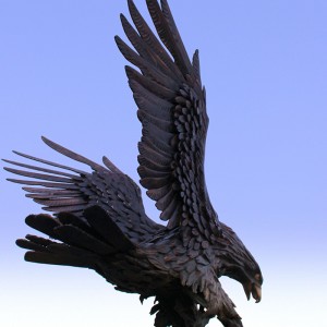 Foundry menyediakan patung elang botak Perunggu