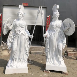 Dako nga Gidak-on nga Karaang Griyego nga Estatwa Fiberglass Athena Statue