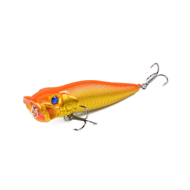 Gorgons Fishing Lures Hard Bait Popper Lure with Treble Hook
