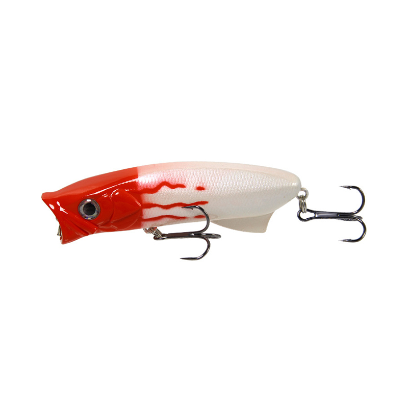 Bass Fishing Topwater Lure 80mm 11g Popper Immagine in primo piano