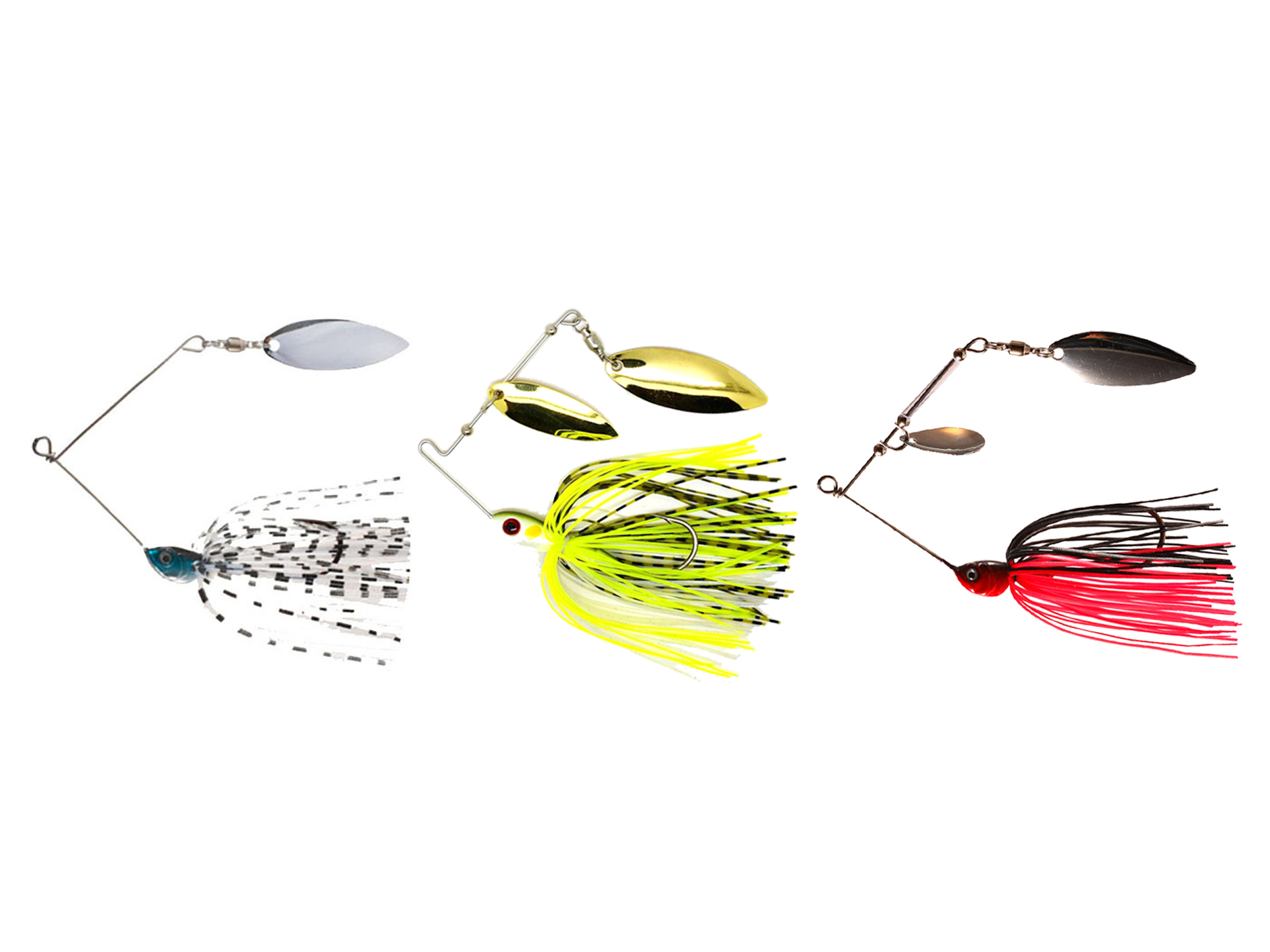 The difference between spinnerbait blades