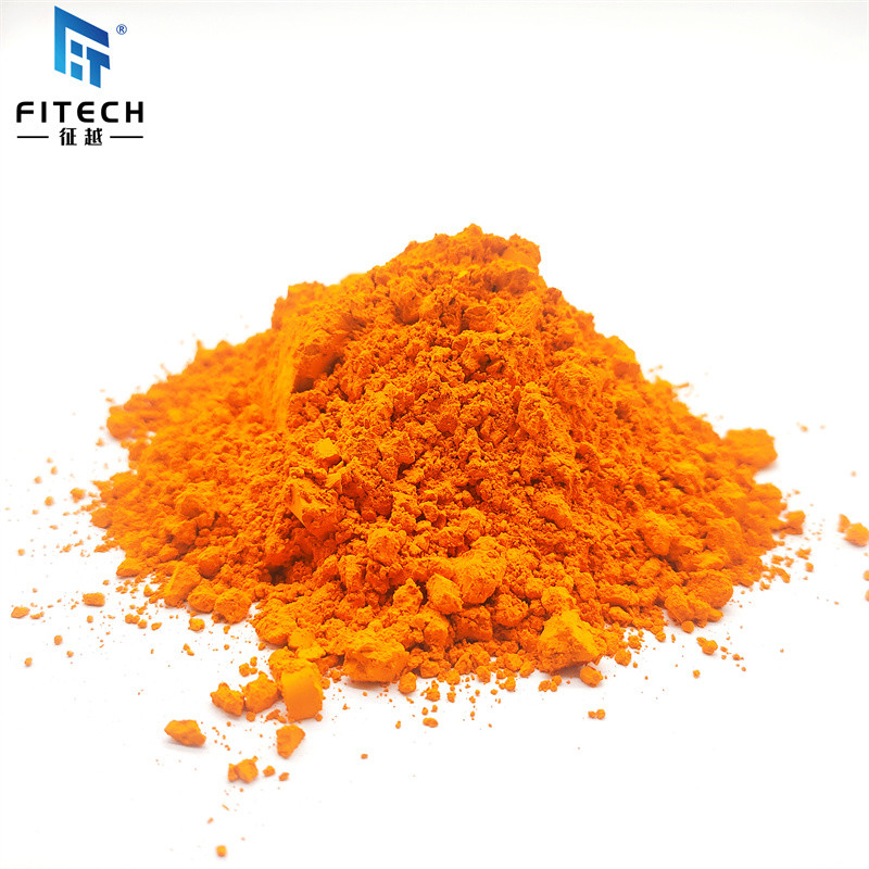 Factory supply 98-99.9%min Vanadium Pentoxide Orange Powder Featured Image