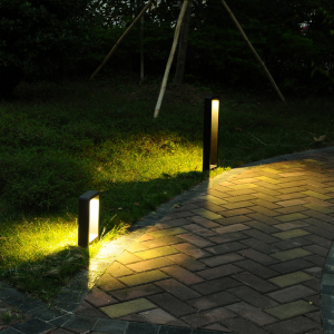 Lampu Taman LED Lampu Pilar Modern Outdoor lanskap lawn bollard lamp